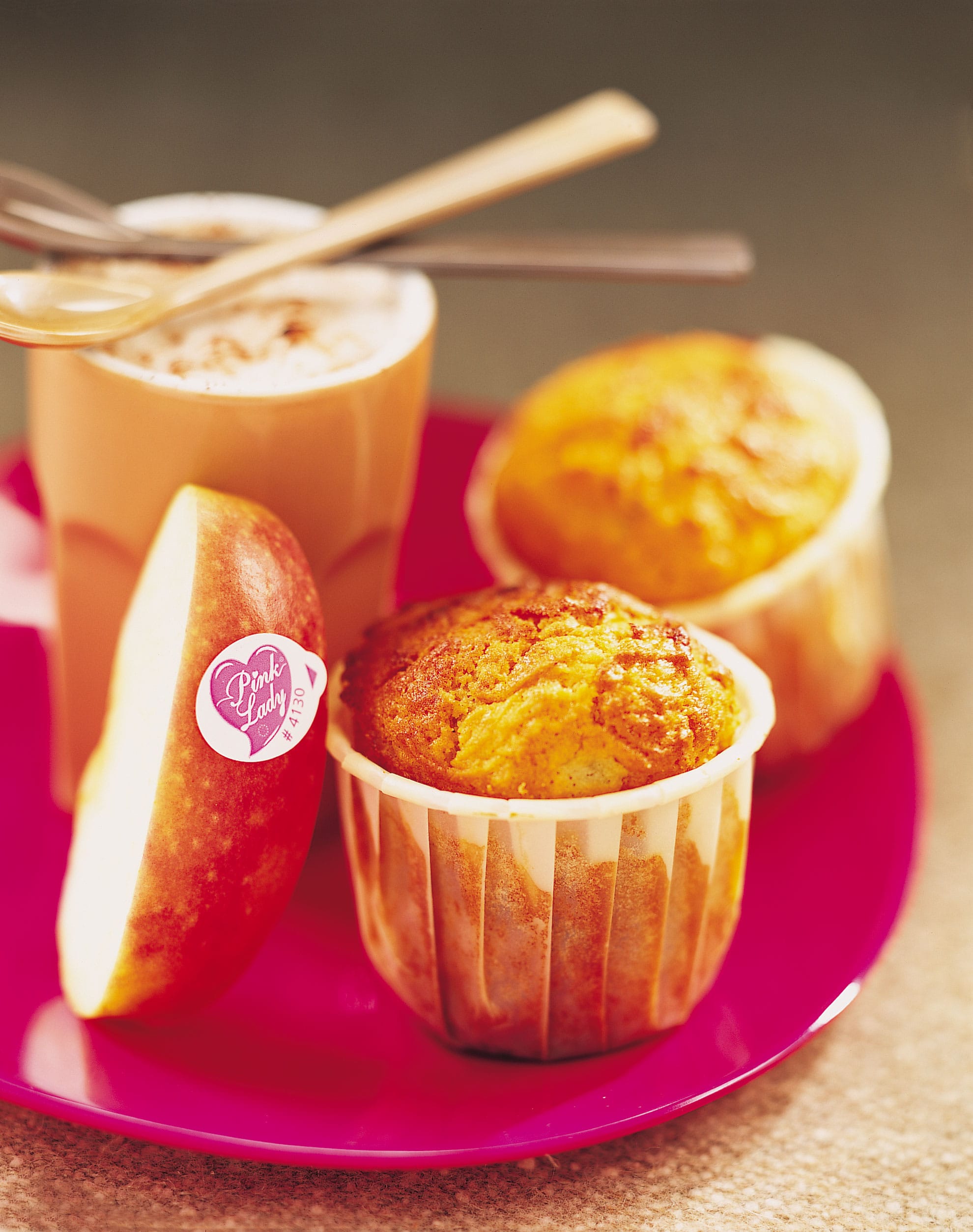 Muffins Med Pink Lady® æbler Chokolade Og Kanel Pink Lady®